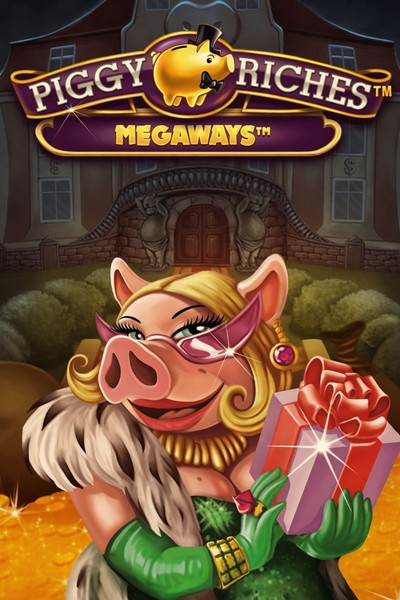 Omot igre Piggy Riches Megaways u Kingmaker Casinu